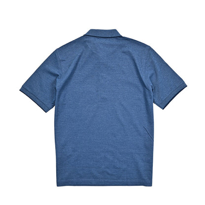 GRAN SASSO コットン100% 鹿の子ポロシャツ