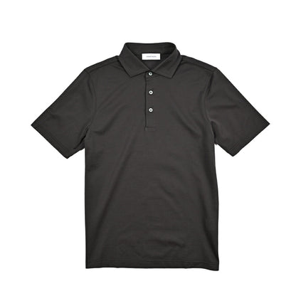 GRAN SASSO コットン100% 鹿の子ポロシャツ