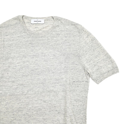 GRAN SASSO リネン100% 半袖ニットTシャツ