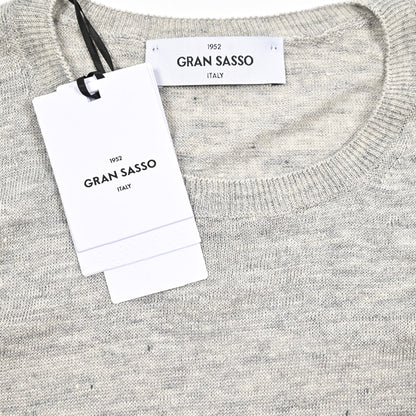 GRAN SASSO リネン100% 半袖ニットTシャツ