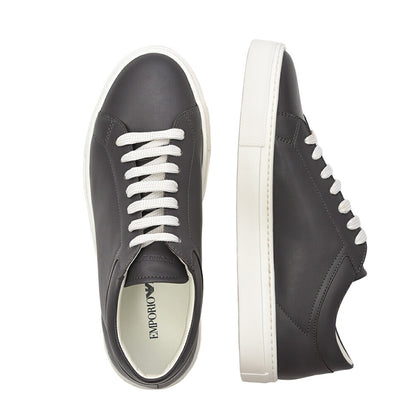 EMPORIO ARMANI カーフレザースニーカー