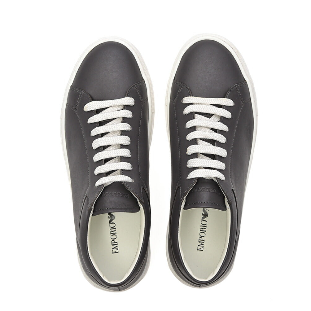 EMPORIO ARMANI カーフレザースニーカー