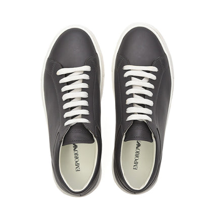 EMPORIO ARMANI カーフレザースニーカー