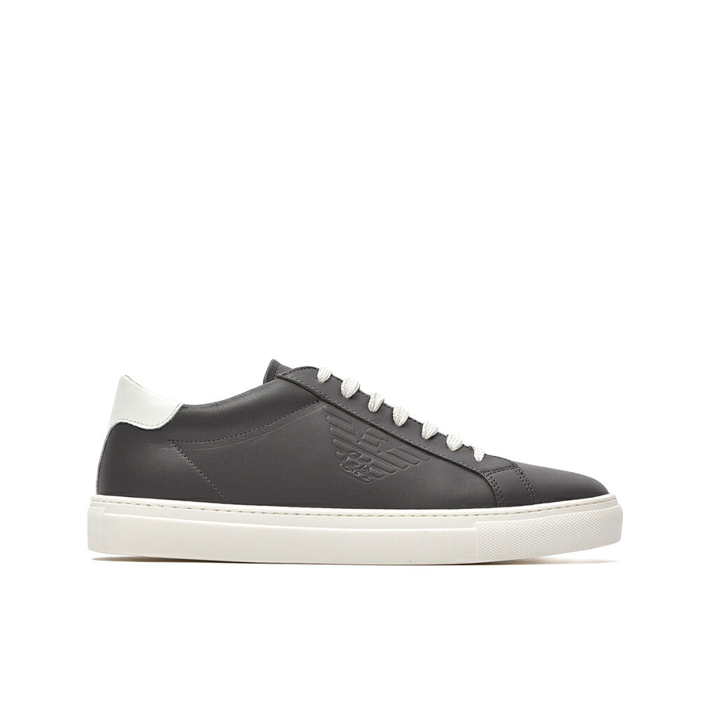 EMPORIO ARMANI カーフレザースニーカー