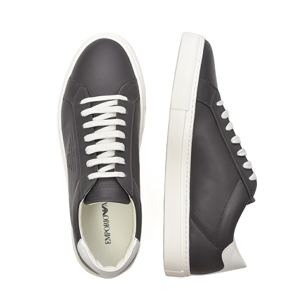 EMPORIO ARMANI カーフレザースニーカー