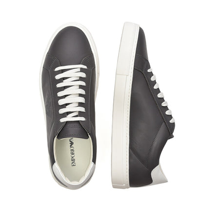 EMPORIO ARMANI カーフレザースニーカー