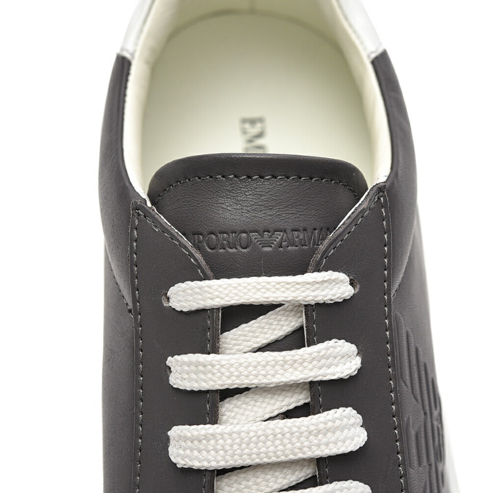 EMPORIO ARMANI カーフレザースニーカー