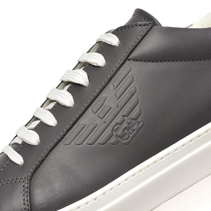 EMPORIO ARMANI カーフレザースニーカー