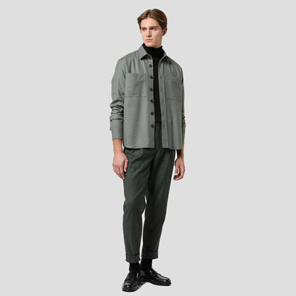 25-26AW PT TORINO レーヨン混ウール ストレッチシャツ