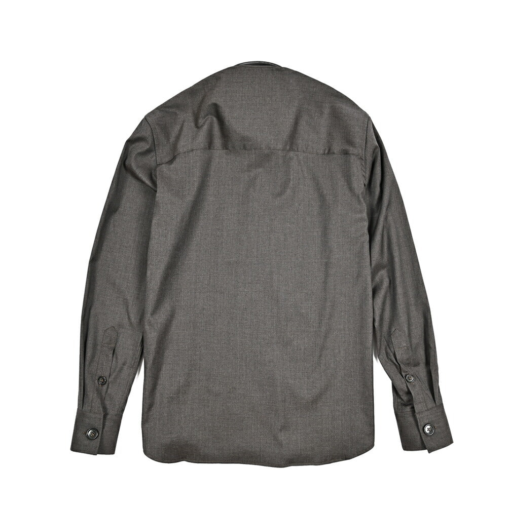 25-26AW PT TORINO レーヨン混ウール ストレッチシャツ