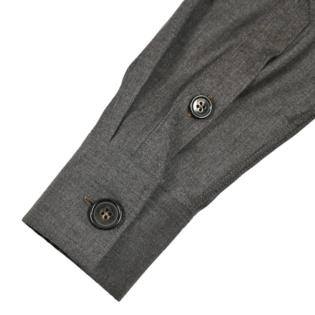 25-26AW PT TORINO レーヨン混ウール ストレッチシャツ
