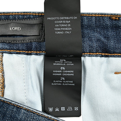 25-26AW PT TORINO "CHINO" LORD カシミヤ混コットン ワンタックデニムスラックス