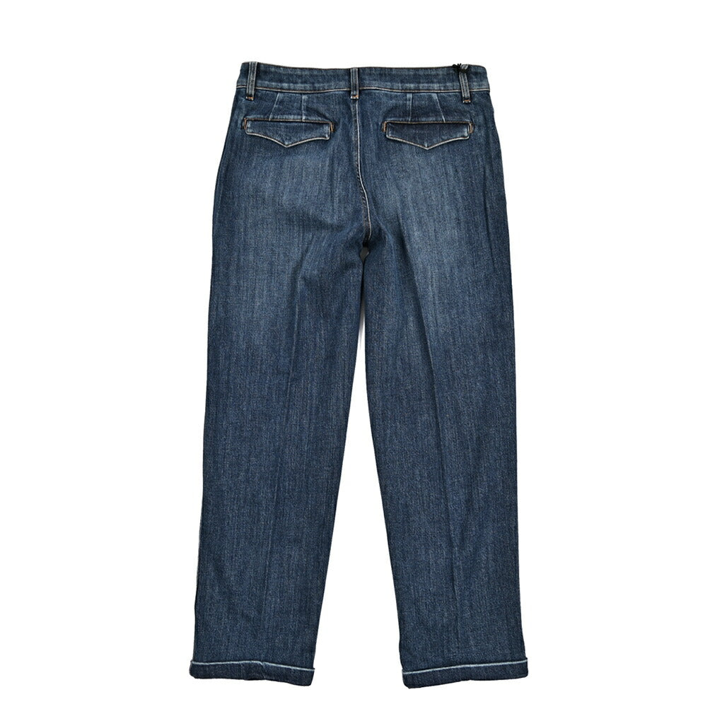 25-26AW PT TORINO "CHINO" LORD カシミヤ混コットン ワンタックデニムスラックス