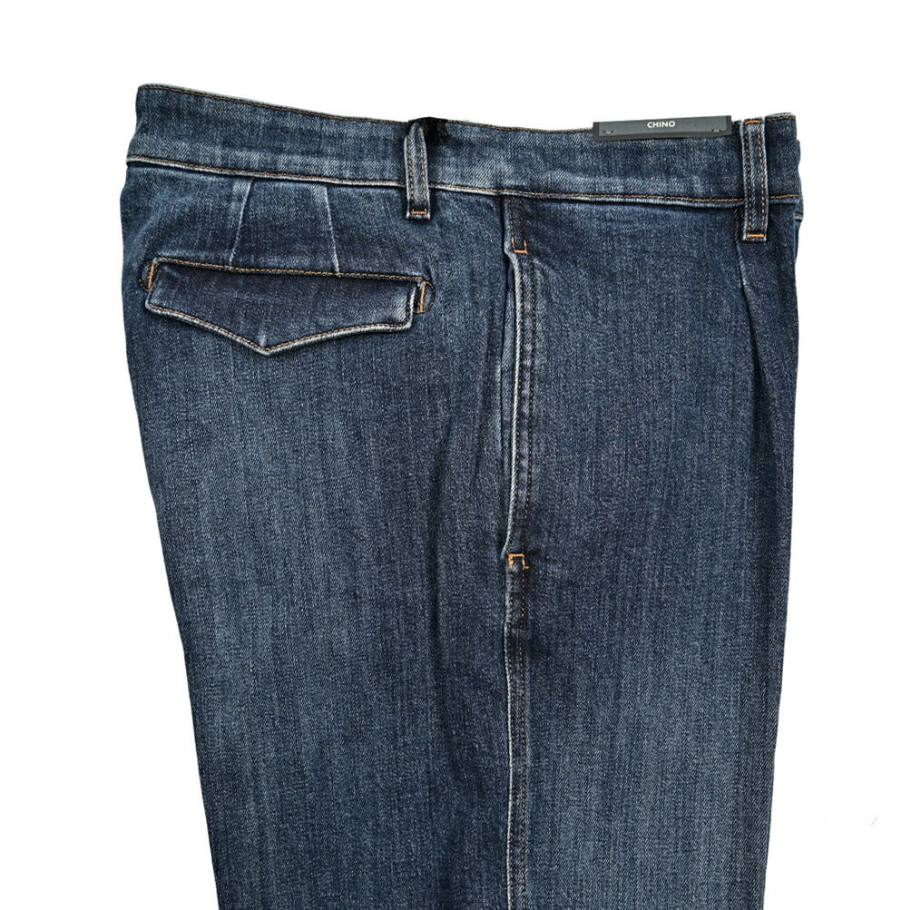 25-26AW PT TORINO "CHINO" LORD カシミヤ混コットン ワンタックデニムスラックス
