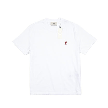 25-26AW AMI PARIS コットン100% ワンポイントロゴTシャツ