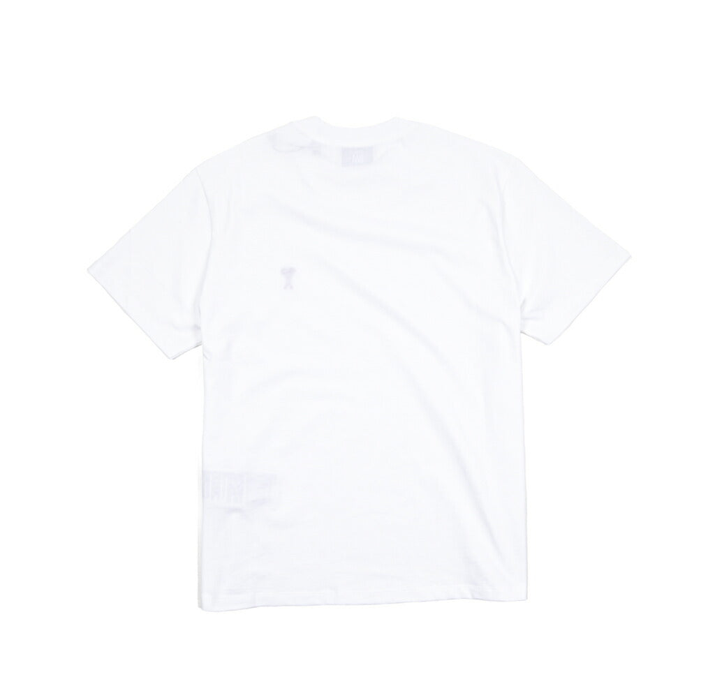 25-26AW AMI PARIS コットン100% ワンポイントロゴTシャツ
