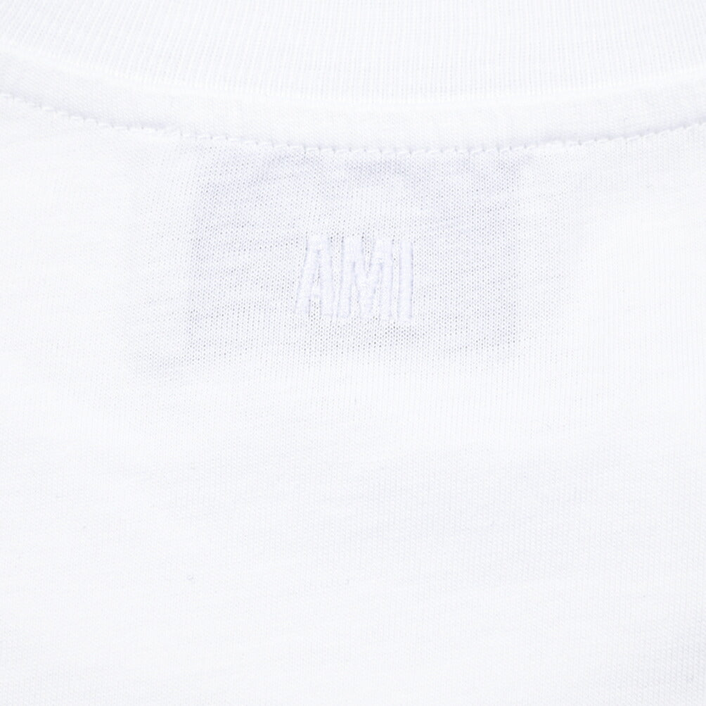 25-26AW AMI PARIS コットン100% ワンポイントロゴTシャツ