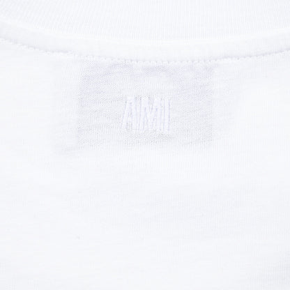 25-26AW AMI PARIS コットン100% ワンポイントロゴTシャツ