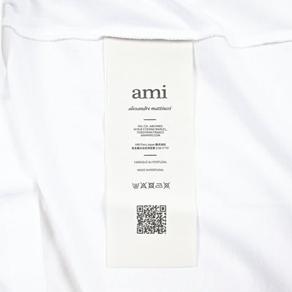 25-26AW AMI PARIS コットン100% ワンポイントロゴTシャツ