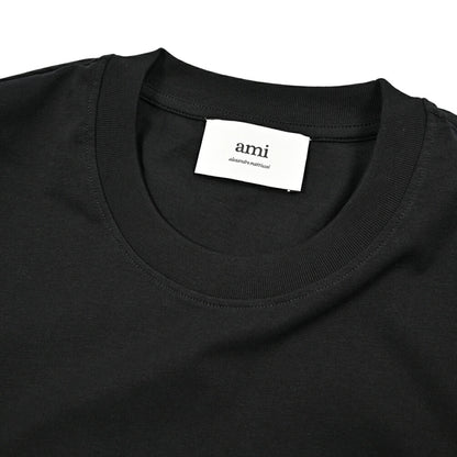 25-26AW AMI PARIS コットン100% ワンポイントロゴTシャツ