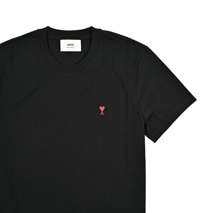 25-26AW AMI PARIS コットン100% ワンポイントロゴTシャツ