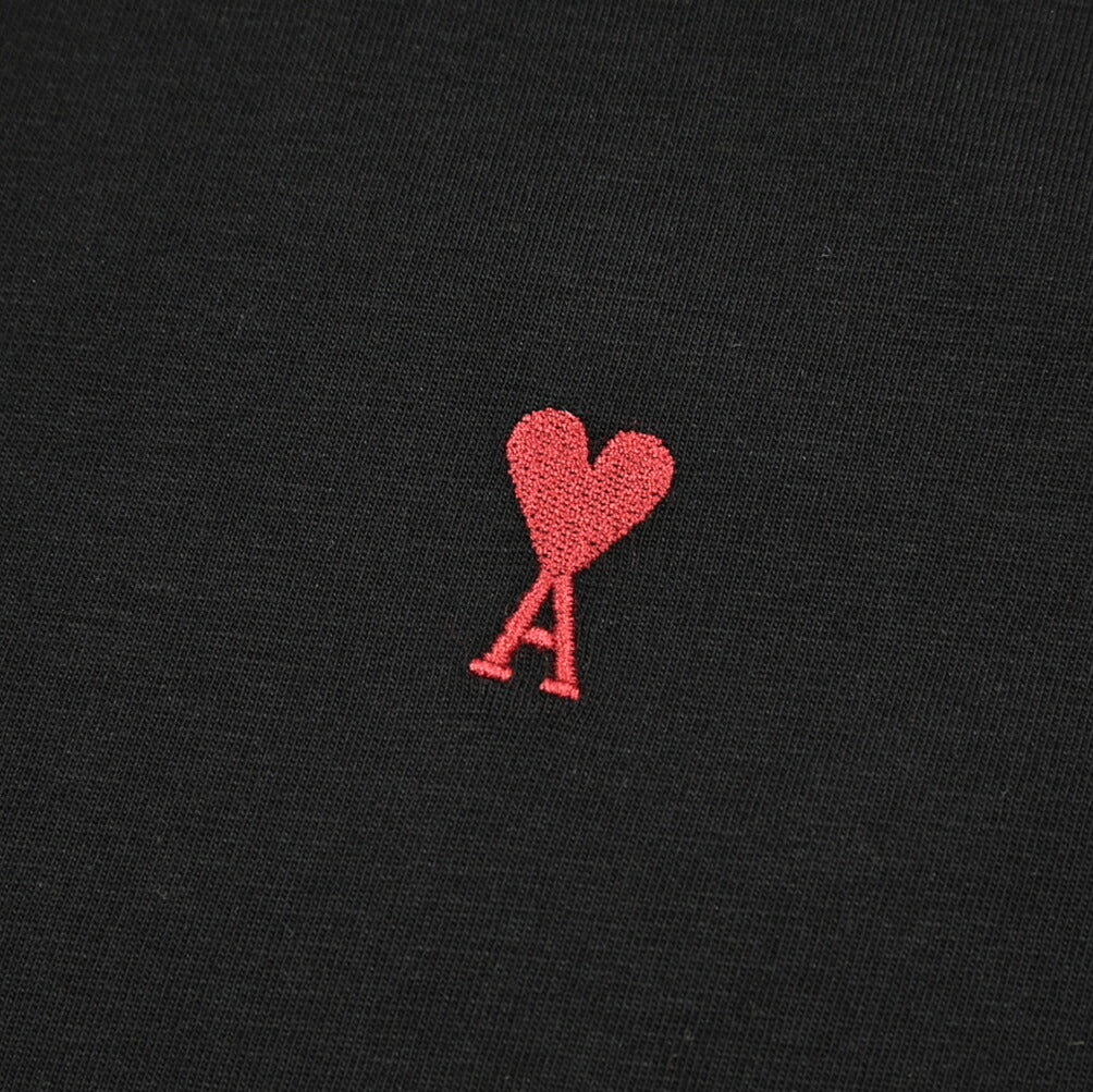25-26AW AMI PARIS コットン100% ワンポイントロゴTシャツ