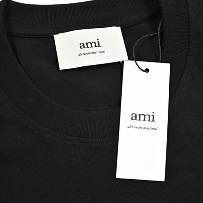 25-26AW AMI PARIS コットン100% ワンポイントロゴTシャツ