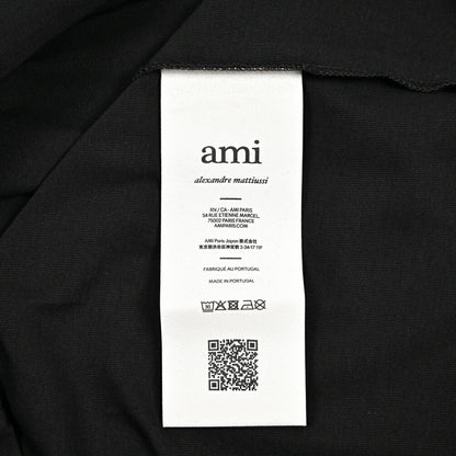 25-26AW AMI PARIS コットン100% ワンポイントロゴTシャツ