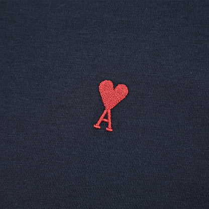25-26AW AMI PARIS コットン100% ワンポイントロゴTシャツ