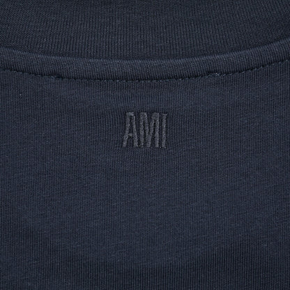 25-26AW AMI PARIS コットン100% ワンポイントロゴTシャツ