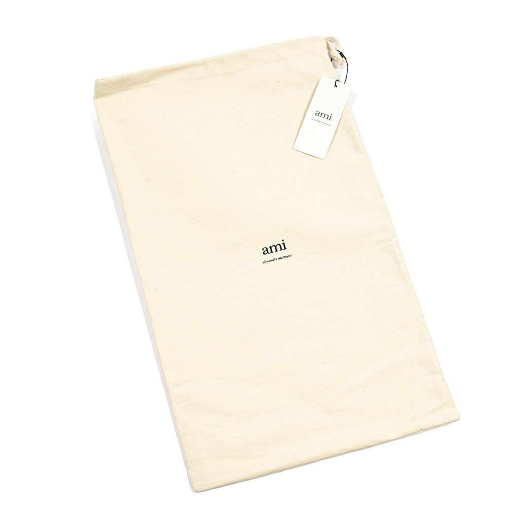 25-26AW AMI PARIS ウール100% ワンポイントロゴマフラー