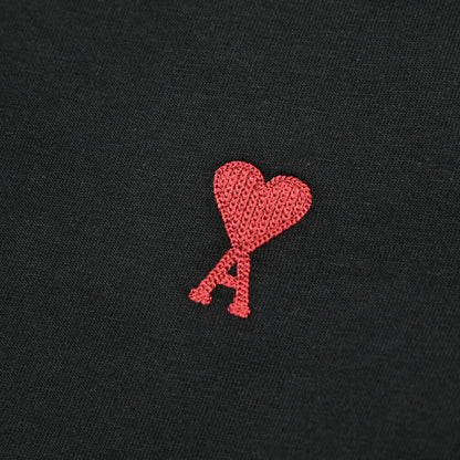 25-26AW AMI PARIS コットン100% ワンポイントロゴ長袖 Tシャツ