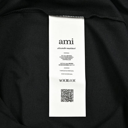 25-26AW AMI PARIS コットン100% ワンポイントロゴ長袖 Tシャツ