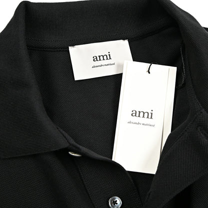 25-26AW AMI PARIS コットン100% ワンポイントロゴポロシャツ