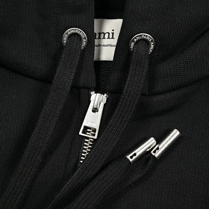 25-26AW AMI PARIS コットン100% ジップアップスウェットパーカー