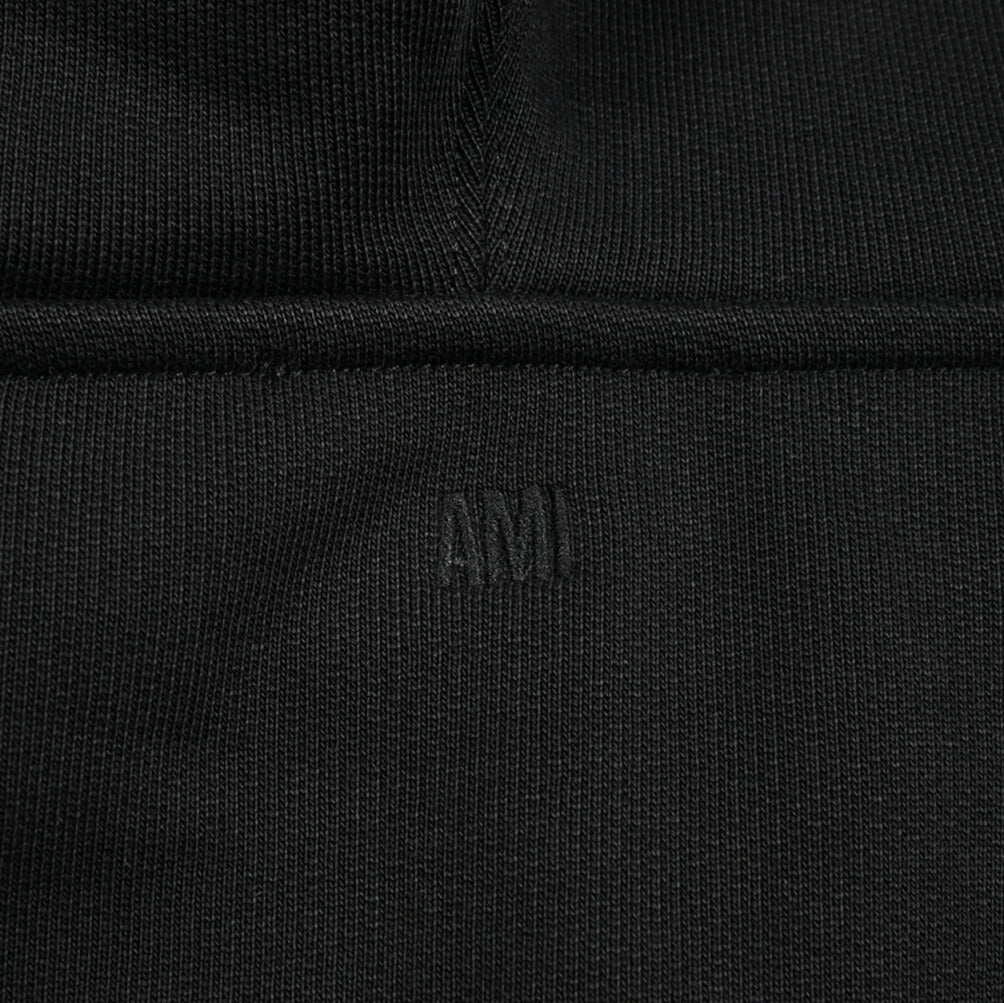 25-26AW AMI PARIS コットン100% ジップアップスウェットパーカー