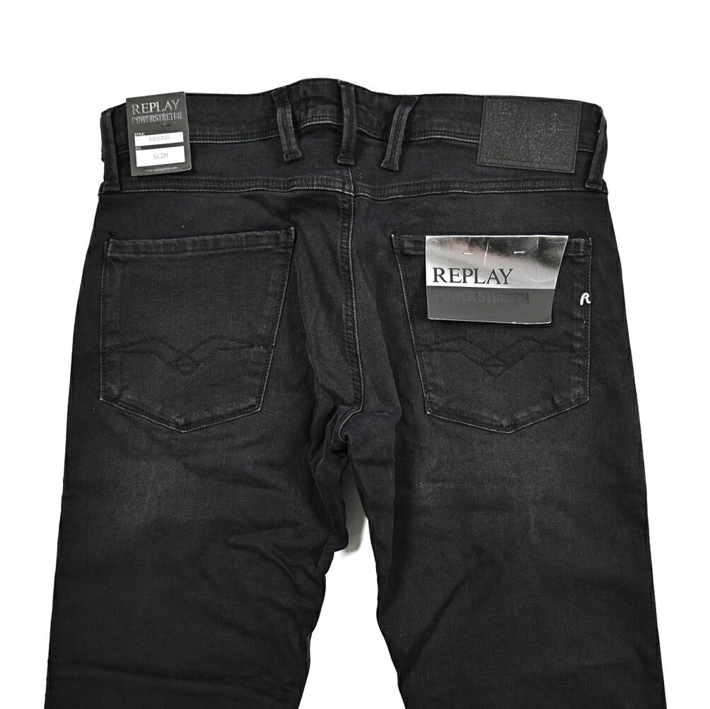 REPLAY ANBASS ストレッチデニム スリムフィットジーンズ / M914