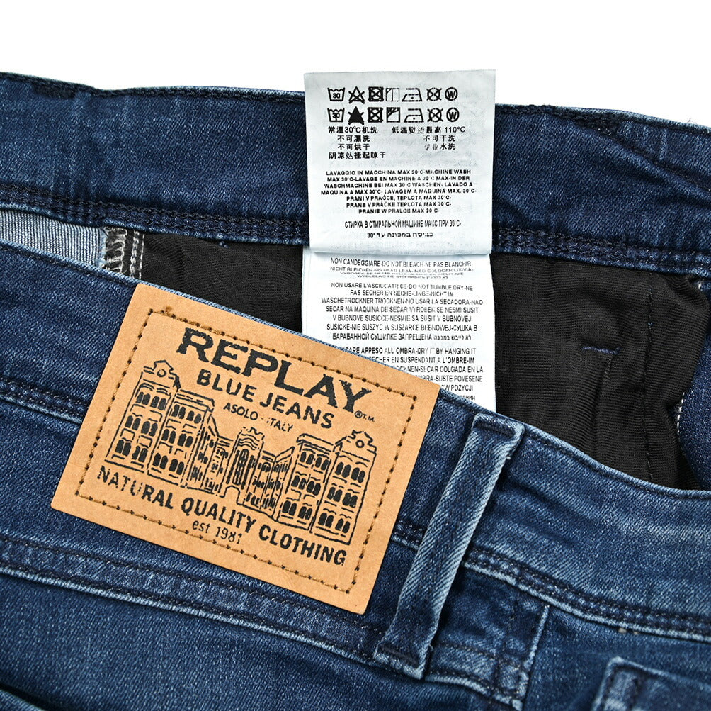 REPLAY ANBASS ストレッチデニム スリムフィットジーンズ / M914