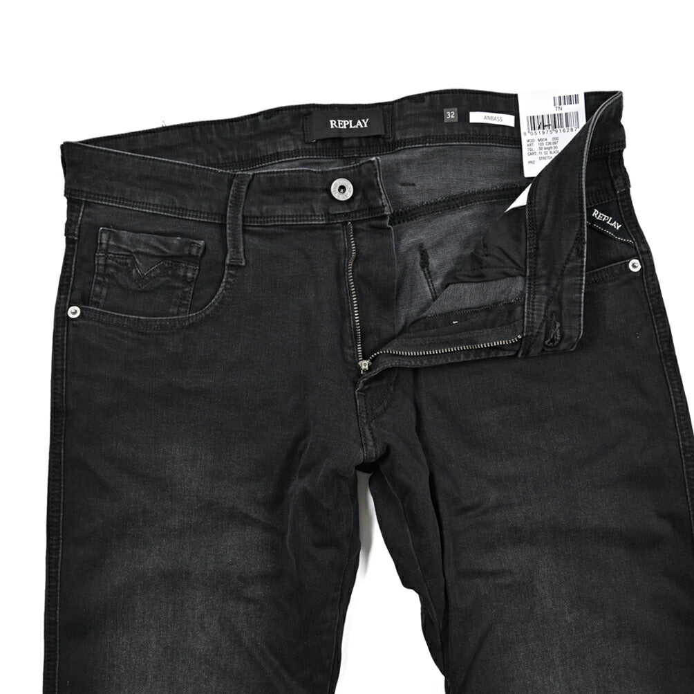 REPLAY ANBASS ストレッチデニム スリムフィットジーンズ / MG914