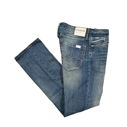 REPLAY WAITOM コットン100%デニム レギュラーフィットジーンズ / M983