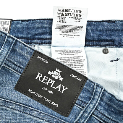 REPLAY GROVER ストレッチデニム ストレートフィットジーンズ / MA972Z