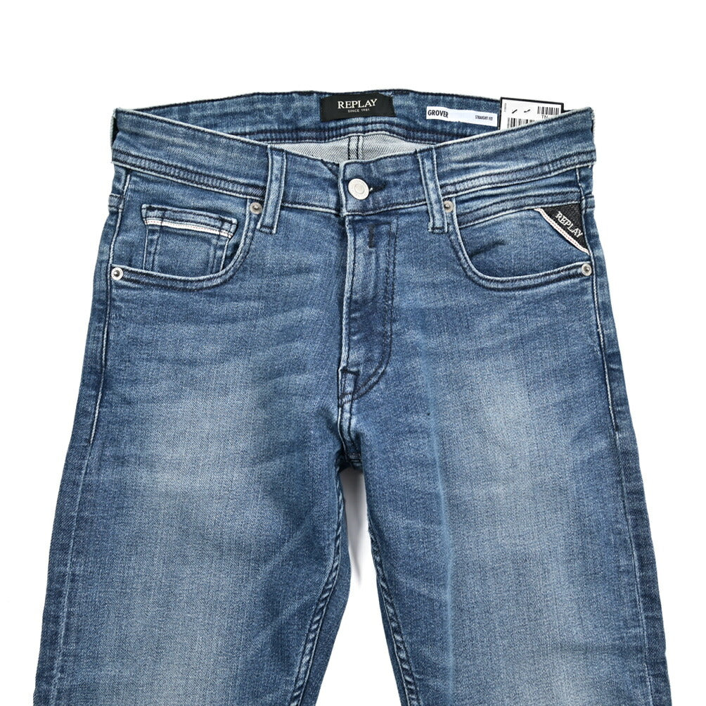 REPLAY GROVER ストレッチデニム ストレートフィットジーンズ / MA972Z