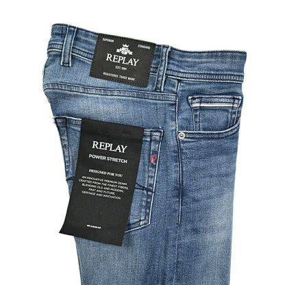 REPLAY GROVER ストレッチデニム ストレートフィットジーンズ / MA972Z