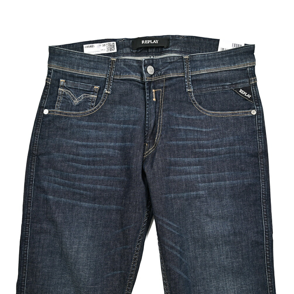 REPLAY ANBASS ライトオンスデニム スリムフィットジーンズ / M914Y