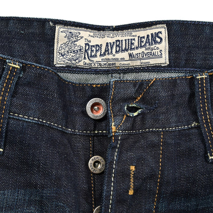 REPLAY WAITOM コットン100%デニム レギュラーフィットジーンズ / M983