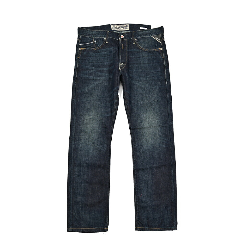 REPLAY WAITOM コットン100%デニム レギュラーフィットジーンズ / M983