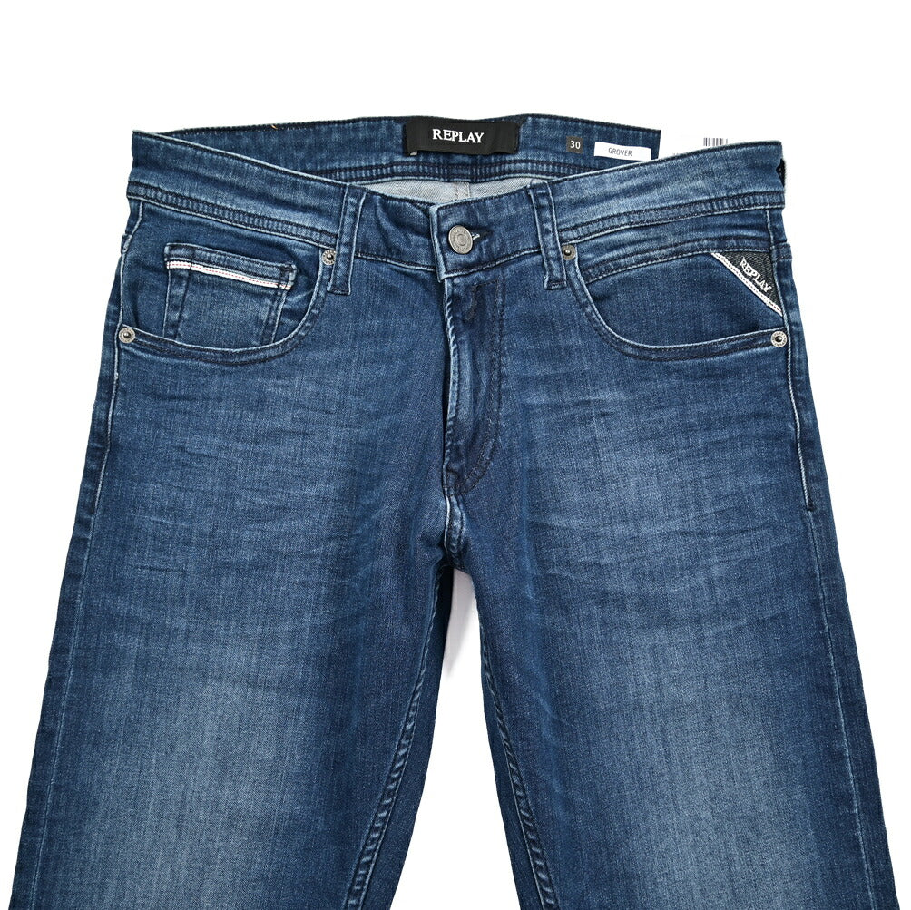 REPLAY GROVER ストレッチデニム ストレートフィットジーンズ / MA972Z