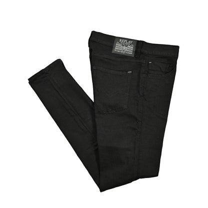 REPLAY MICKYM モダール混デニム スリムテーパードジーンズ / M1021D