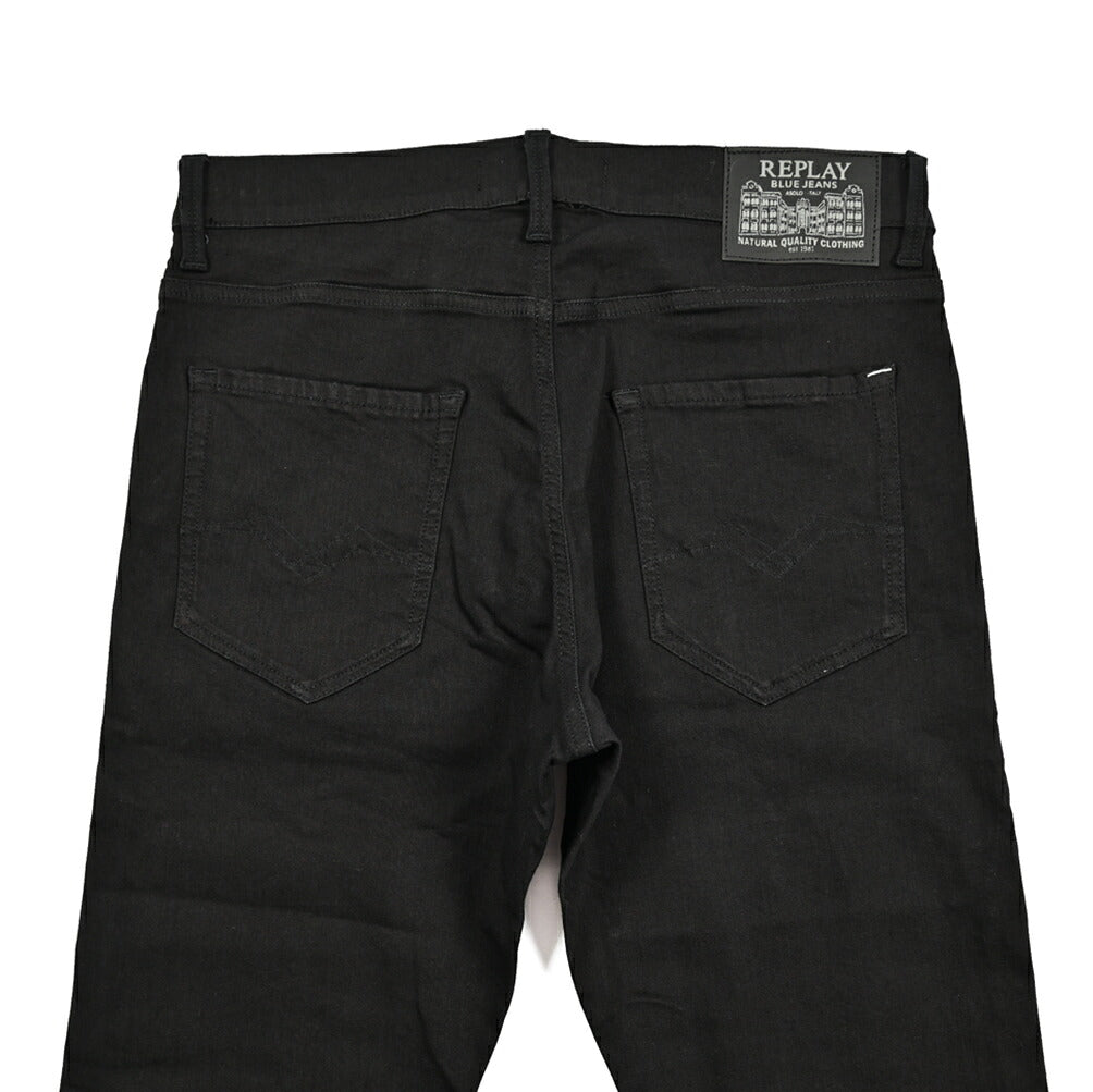 REPLAY MICKYM モダール混デニム スリムテーパードジーンズ / M1021D