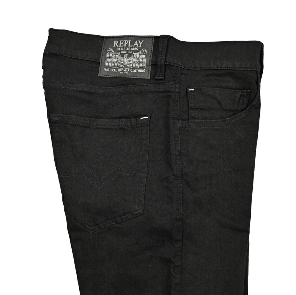 REPLAY MICKYM モダール混デニム スリムテーパードジーンズ / M1021D